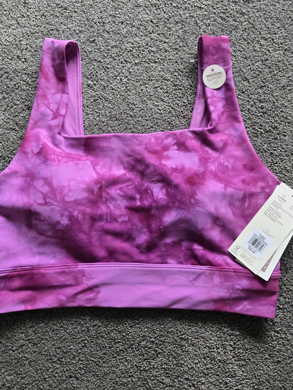 Calia Medium Support Tie-Dye Sports Bra - Pink